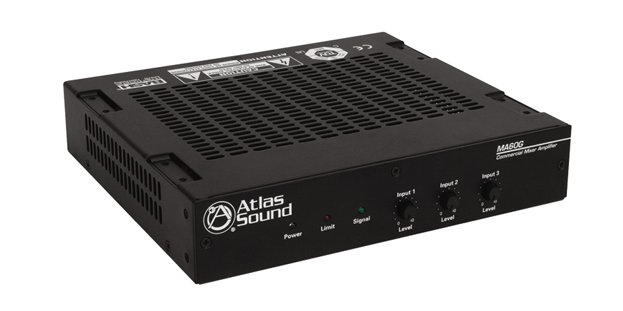 Amplifier, Phoenix, 3 Channel, 100 to 240V, 60W