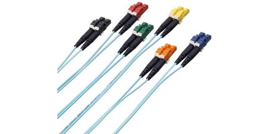 LC (keyed D - yellow) to LC 9µm dupl 1.6mm patch cord 2m