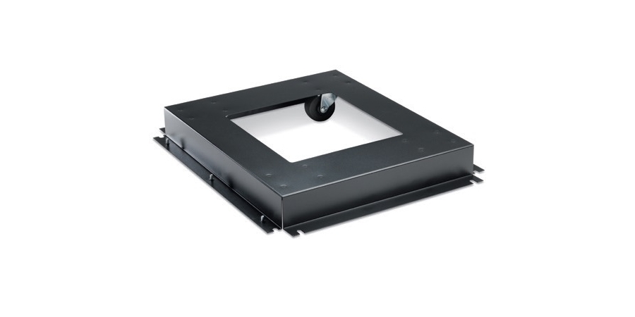 Recessed Caster Base, Black 22 in. W x 40 in. H