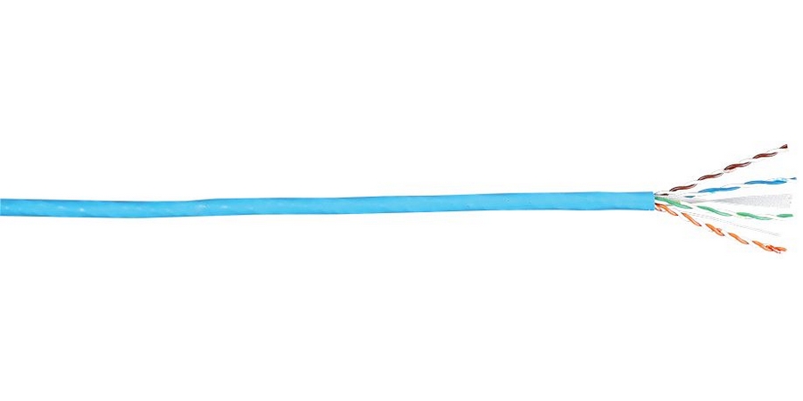 Cat 6 Data Cable, Cat 6, Green, 23 AWG, Solid, Plenum, Green, 1000 ft ...