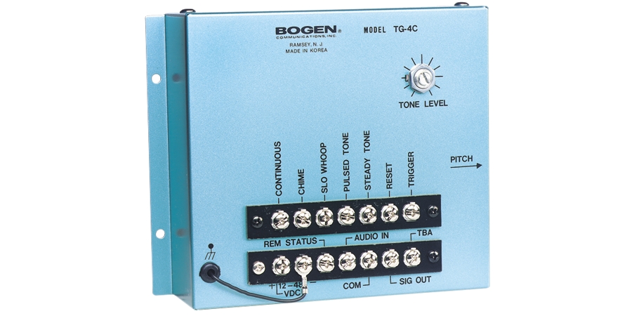 Tone Generator,WxHxD: 6-3/4 x 5-3/4 x 2 in.,12 to 48 VDC,Silver Gray