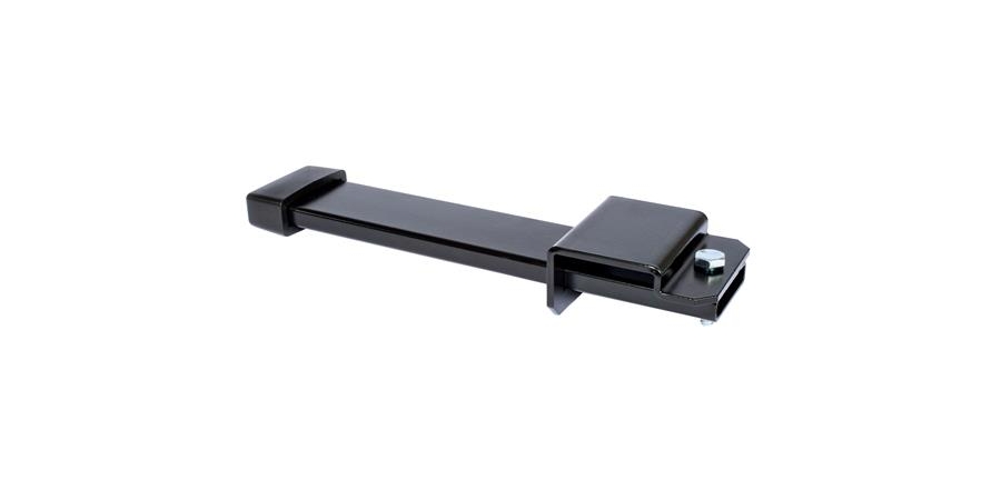 Cable Retaining Post,Steel,Black,Powder Coated,WxHxD: 2.25 x 6 x 1.23 ...