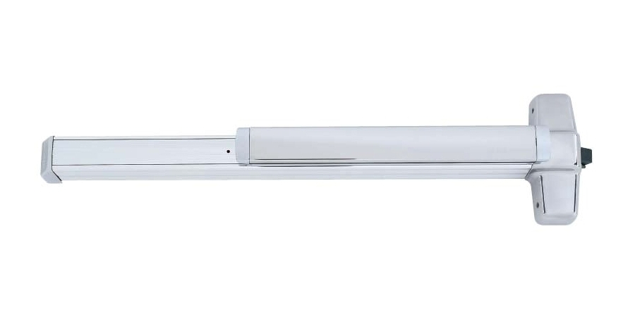 Rim Exit Device, 36 in. L Rail, Wide Stile and Solid Door Stile, UL ...