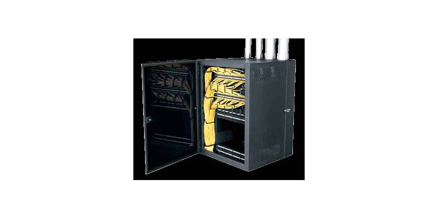 Data Swing Rack,Black,35.38 in. Ht,Steel,19 in. Wd Mount,Wall Rack,18U ...