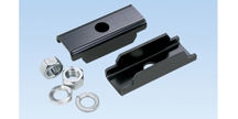 Threaded Rod Mounting Bracket,Ring Cable Management,Black,Steel,WxHxD ...