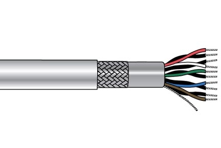 Multi-Pair Cable,28 AWG,18 Conductor,7 x 36 Strand,Tin-Plated Copper ...