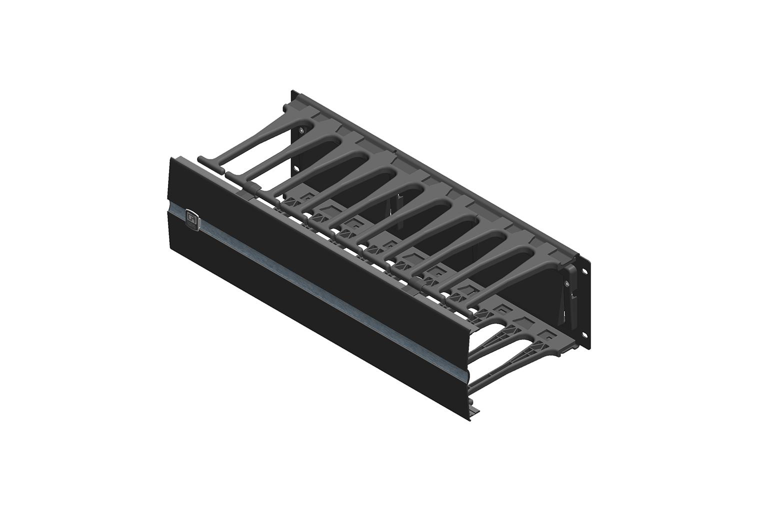 Single-Sided Cable Manager,Horizontal Cable Management,Spools, Doors ...