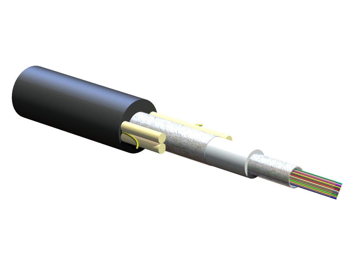 24-FIBER SST-RIBBON GEL-FREE SMF-28E+ NON-ARMORED OUTDOOR CABLE 1 X 40,000'
