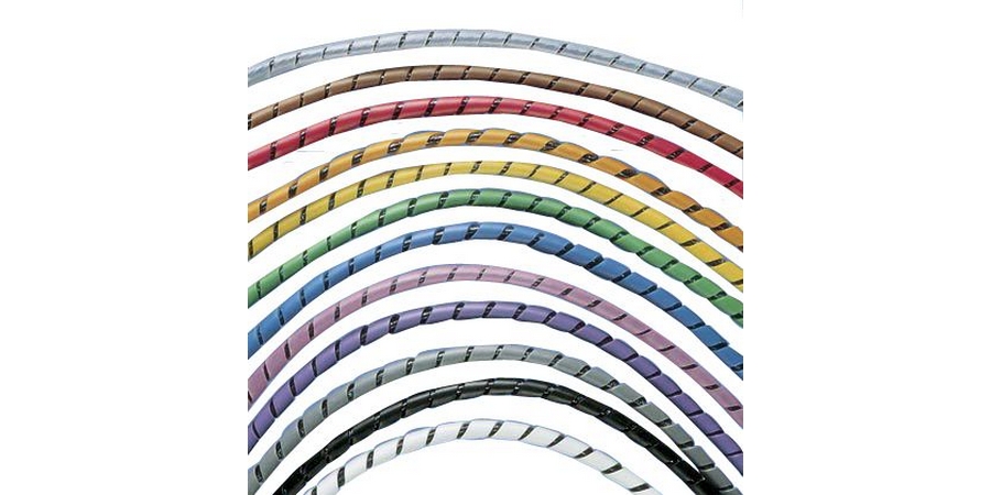 Spiral Wrap, 100 ft. L, 1 in. Dia, Polyethylene, Natural, -40 F, 122 F ...